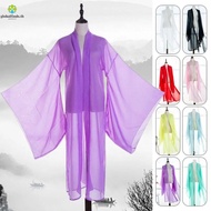 LFINDS Hanfu Cardigan, Long-sleeved Shirt Tang Dynasty Chinese Sleeve Shirt, Chinese Hanfu Clothes C