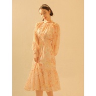 THE19CLUB - Floral chiffon Dress - Mabel Dress