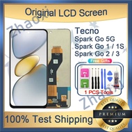 Original Tecno Spark Go 5G Go 1 Spark Go 1S Spark Go 2 Spark Go 3 LCD Display Touch Screen Replaceme