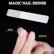 GLASS FILE + BOX nail file nail file nail polisher nail sharpener nail file buffer shiner