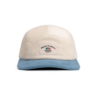 KEEPFS | Five Panel Hat BlueBroken White | Peace Peace Peace