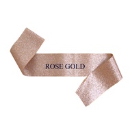 Kain Selempang Glitter Custom Shine Sash Custom Selempang 8 Colour Customize Wording Or Font And Log