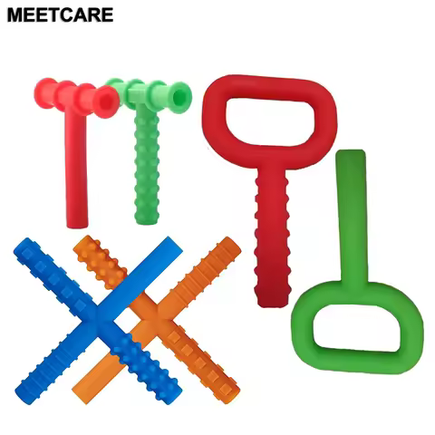 Kids Speech Therapy Teeth Massager Child Chewing Tube Tip Children for Speak Oral Muscle Rehabilitat