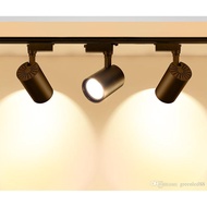 ready stocd gmwai TAII 1 Meter Track Light Rail With 3pcs 12Watt / 20Watt / 30Watt Track Light (Blac