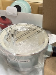 (全新) Le Creuset 琺瑯鋼單柄鍋 Sage 14cm