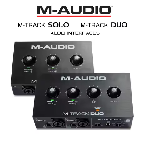 M-AUDIO M-Track DUO/SOLO 2 in 2 out audio interface recording sound card recording arranger mixing