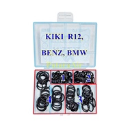 โอริง Kiki R-12BenzBMW อย่างดี แอร์รถยนต์ รวมรุ่น ลูกยางโอริง ยาง oring ยางโอริงกล่อง O ring ครบไซส์ กีกิ Zexel เซ็กเซล R12เบนซ์บีเอ็ม size