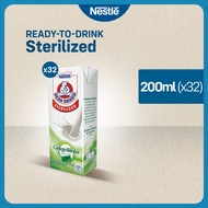[CASE] BEAR BRAND Sterilized UHT Milk with Gingko Biloba 200ml - Pack of 32
