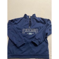 Pass Chicago long-sleeved zip-up polo shirt