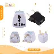 STO Two Pin Three Pin Converters Plug Universal Adapter British Socket Travel Adaptors Plug