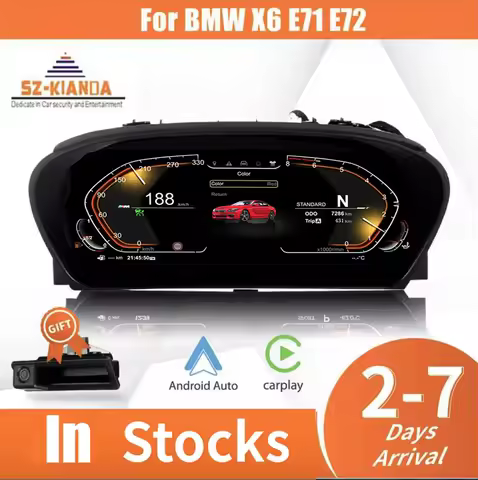2025 Latest Original Digital LCD Instrument Panel for BMW X6 E71 Cluster Speedometer dashboard Cockp
