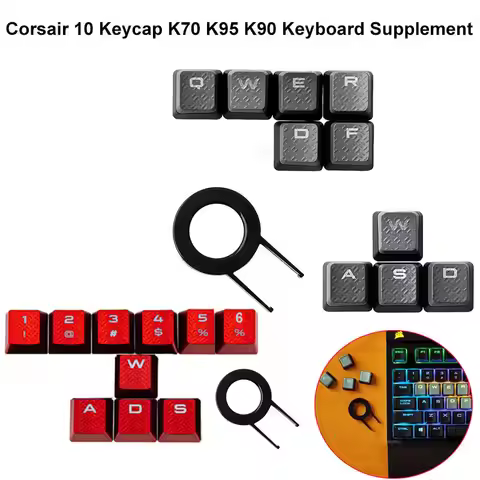 Corsair mechanical keyboard supplementary keycap K70 K90 k95 non-slip game RGB keycap for Cherry Raz