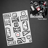 For ZONTES 368G 2026 Button Sticker Handlebar Switch Panel Stickers zontes 368g Waterproof Vinyl Dec