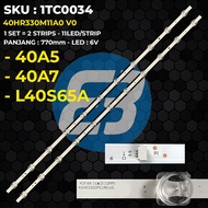 TV Backlight TCL 40 Inch L40S65A 40A5 40A7 40HR330M11A0 V0