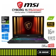 MSI Cyborg 15 B13WFKG-668SG - Intel Core i7-13620H - NVIDIA GeForce RTX 5060 - 16GB RAM - 512GB SSD 