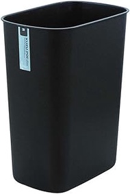 Fudogiken F2479 Slim Trash Can, Black, Width 9.9 x Depth 13.2 x Height 16.6 inches (22.7 x 33.5 x 42