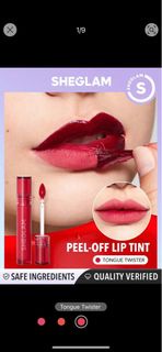 Sheglam peel talk liptint tongue twister