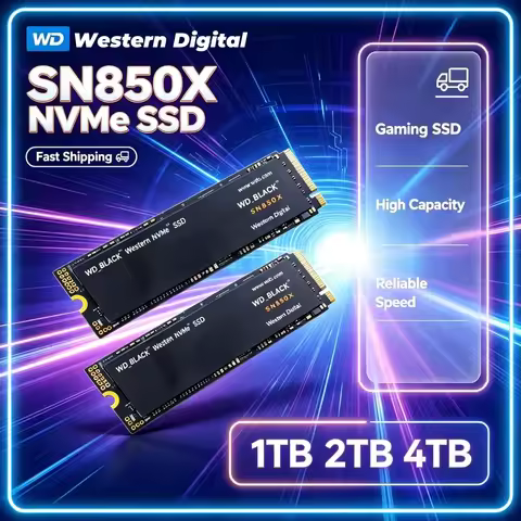 Western Digital WD_BLACK SN850X NVMe PCIe 4.0 SSD M.2 2280 1TB 2TB 4TB High Speed Gaming Solid State