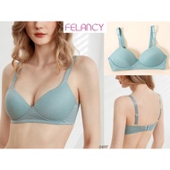 Women's Underwire Bra Size 34B 36B 38B Thin Foam FELANCY Full Cup Wireless Underwear 1049F 049F