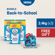 Bear Brand Fortified Powdered Milk Drink 2.4kg - Pack of 3 with FREE Limited Edition Nestle Back to 
