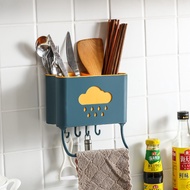 Wholesale Utility Rain Cloud-shaped Kitchen Spoon Shelves - Random Color Delivery