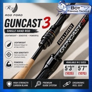 ROD FORD GUNCAST 3 SINGLE HAND BAITCASTING BC FISHING ROD RODFORD GUNCAST III