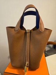 Hermes Picotin 18 gold 金金