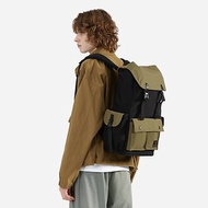 休閒運動 大索口 後背包 電腦包 旅行包 Predator -黑色/卡其綠色