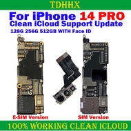 Papan Utama SIM Fizikal / ESIM Dengan/Tanpa ID Untuk Papan Induk iPhone 14 Pro Membersihkan Papan Lo