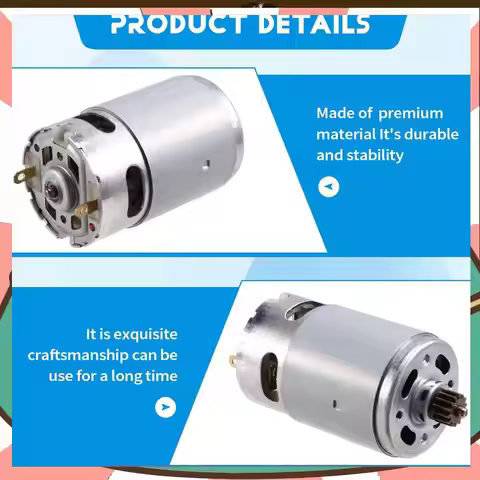 317005100 Motor DC10.8V 14.4V 18V High Speed Power Motor For METABO BS10.8 BS14.4 BS18 Cordless Impa