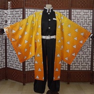 Demon Slayer Zenitsu Haori Cosplay Costume - My Wife Outfit