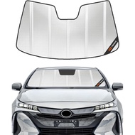 Windshield Sun Shade for Toyota Prius 2016-2022, Toyota Prius Prime 2017-2022. Reflective Aluminum F