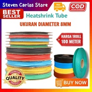Heatshrink D-8mm Heat Shrink Tubing Burn Cable Sleeve 1 ROLL