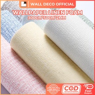 3D Linen Wall Wallpaper Linen Room Wallpaper Premium Linen Wallpaper 1 Roll 3 Meters WD3