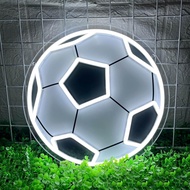 Soccer Neon Sign Art Wall Ligh USB LED Neon Light for College Dorm Football Club Party Bar Gaming Ro