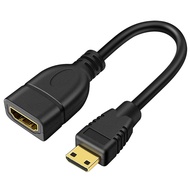 MiniHDMI to HDMI Female HD Cable 1.4 Converter Projection Screen Notebook SLR Camera Computer TV Dis