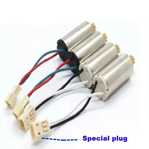 4PCS Mini 10mm*20mm CW CCW Coreless Motor 9 Teeth Gear DC 3.7V-4.2V High Speed Engine Strong Magneti