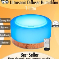 NEW Humidifier Diffuser Aroma Therapy Ultrasonic Bluetooth Essential Oil 1L