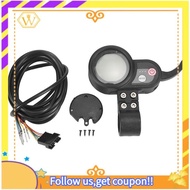 【W】Electric Scooter LCD Screen with Accelerator Use for 10Inch Electric Scooters Display