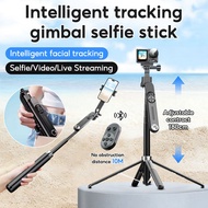 AI Face Tracking Tripod Selfie Stick Bluetooth 360 Tracking Remote Control For Vlogging