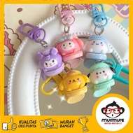 GANTUNGAN MURMURE I KEYCHAIN SANRI0 HELL0 K1TTY MEL0DY CINNAM0ROLL P0MPURIN CUTE MACARON SCHOOL BAG 