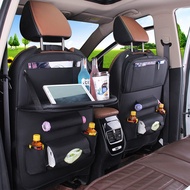 X-Box ที่ใส่ของหลังเบาะรถยนต์ กระเป๋าหลังเบาะรถ กระเป๋าเก็บสัมภาระ ชุดเก็บของหุ้มเยาะในรถยนต์ (เป็นสีแบบด้านมีถาด) =1 ชิ้น