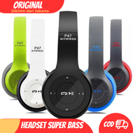 HEADPHONE Bluetooth Gaming Headset Wireless Pro Bass P47 headset Bluetooth p47 headset bluetooth