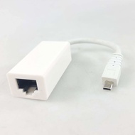 8 pin usb to rj45 lan cable adapter white