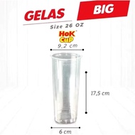 WHOLESALE 1/ 2 BOXES 20 PACKS 500PCS HOK Cup BIG 26Oz Jumbo Glass 26 Oz