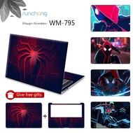 DIY Spiderman PVC laptop sticker laptop skin for all 12/13/14/15/17 inch laptop