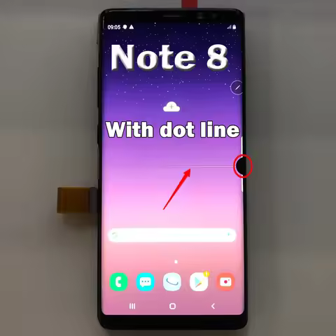 N8 burn dot line defect LCD Display Touch Screen Digitizer For Samsung Note 8 N9500 N9500F N9500U LC