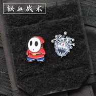 [Custom Velcro patch]HR.Metal Games Mario Hey Tiger Eyed Demon Monster Demon 3D Velcro Patch /Badges