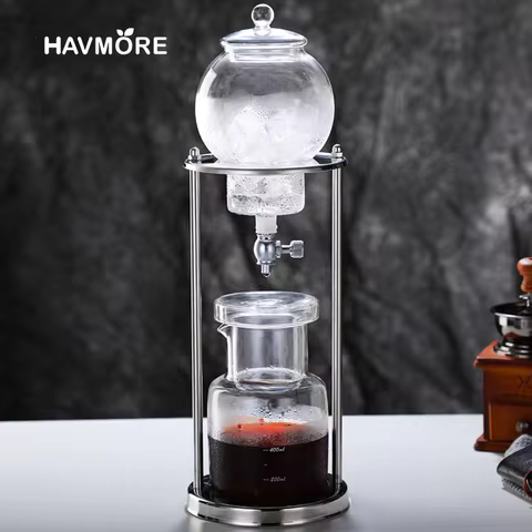 600ml Classic Cold Brew Coffee Ice Coffee Maker Espresso Coffee Drip Pot Specialized Barista Accesso