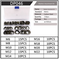 100pcs 110pcs Sealing Gasket M6 M8 M10 M12 M14 M16 M18 M20 M22 M24 High Pressure Flat Washer O-Ring 